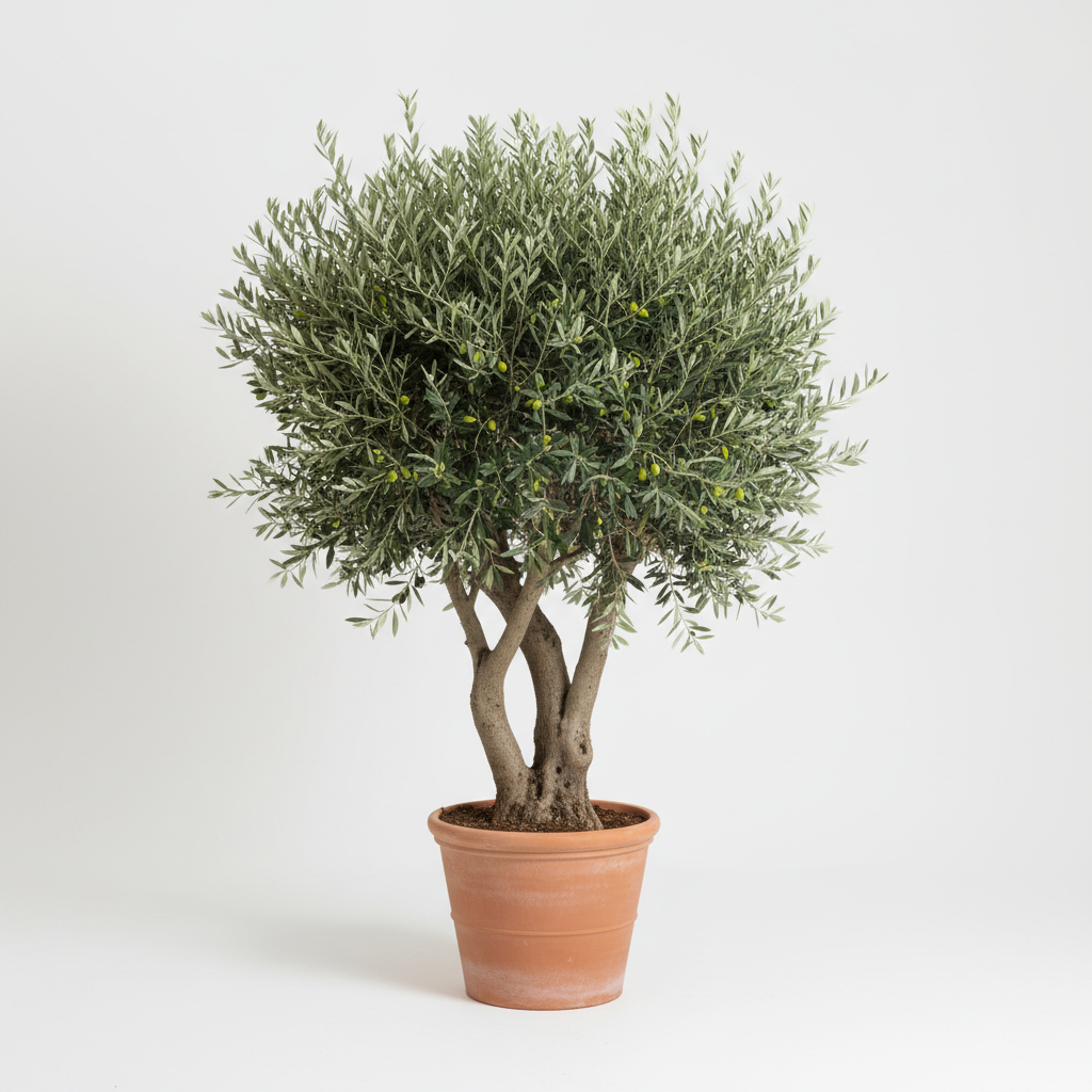 Olive Tree Cloudy Multitrunk Big Tree