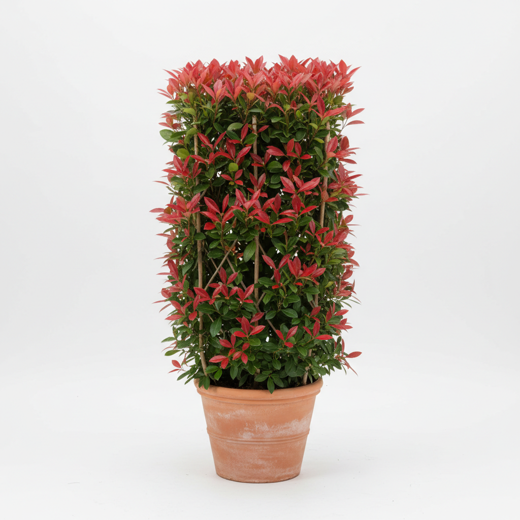 Photinia Red Robbin Fenced Hedge M/L